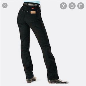 black wrangler jeans